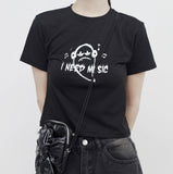 Leanne Cropped Printed T-Shirt