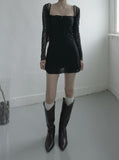Muse Embossed See-through Lace Cardigan