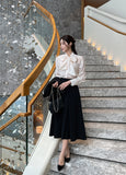 Marina Ribbon Tie Blouse