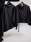 Core Gough Core Hood Windbreaker Crop