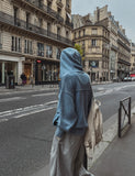 Demon Washing Knit Hood Jacket