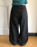 Drew Daisy Flower Wide Denim Pants
