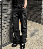 Diff Feel Wide Denim Pants