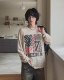 Frame Vintage Print Long Sleeve T-shirt