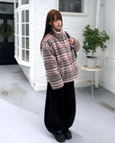 Drin Nordic Fluffy Overfit Fleece Zip-up