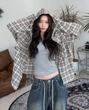 Luther Airy Hood Check Shirt