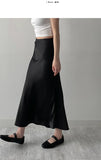 Satin Mermaid Long Skirt