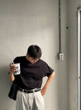 Maxi Minimal Short Sleeve Tee - Cotton 100