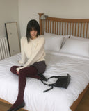 Benson waffle frill knit cardigan