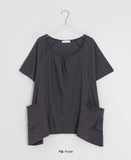 Lanahi Layered Pocket Short Sleeve Tee