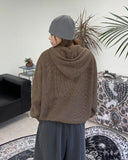 Day's Knit Hooded Zip-Up