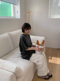Billon Banding Cotton Wide Pants