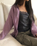 Glitz Summer Pocket See-through Shirt