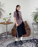 Loupe Button Track Bermuda Pants