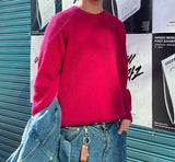 Raglan Round Cozy Knit