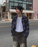 Broy Damage Check Crop Shirt