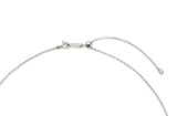 Essence Silver (W) Moissanite Flower Station Necklace S