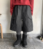 Tamiki banding dot cargo bermuda pants