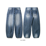 Need Dart Wide Blue Denim Pants