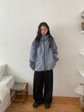 Horik Side Cut Wide Cotton Pants