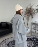 Dihen Two Way Hooded Zip-Up