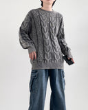 Rudolph Pigment Cable Knit