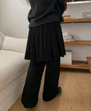 Kimters Brushed Banding Skirt Pants