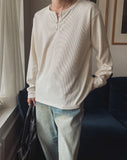 Rocky Hook Henley Neck Long Sleeve T-Shirt