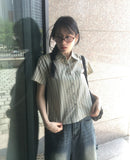 [MADE] Canon Vintage Stripe Short Sleeve Shirt