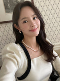 Mora Cubic Freshwater Pearl Necklace