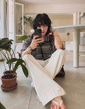 Wavy Bohemian Mix Short Sleeve Shirt