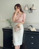 Keron Twist Puff Blouse