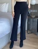 Luaz Banding Mink Brushed Bootcut Slacks