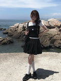 Pind Ribbon Balloon Pumpkin Mini Skirt
