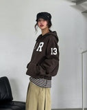 Solid Patch Stitch Two-Way Work Jacket