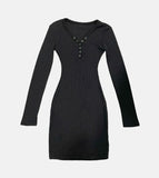 Slim snap rib one piece