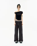 Double-Waisted Jersey Pants