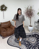 Caned Stripe Short Sleeve T-shirt
