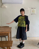 Wans Raglan Color Matching Over Short Sleeve Tee