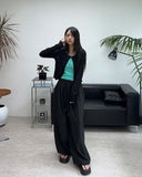 Rain-colored cropped sleeveless