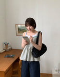 Metb Layered Check Sleeveless Blouse