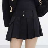 Lowna two button pocket skirt