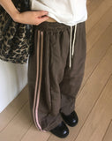 Neot Side Track Color Matching Nylon Pants