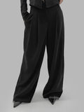 Tira Belt Pin Tuck Pants