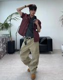 Liev Washed Zipper Cargo Pants
