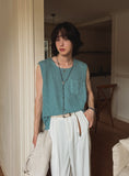 Poblin pocket knit vest