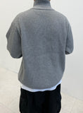 Hachi Knit Half zip-up jacket