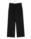 Belly wool wide slacks