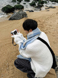 Snow warmer angora knitwear