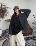 DL Pigment Pocket Zip-up